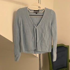 Cotton Candy LA tie sweater in baby blue size M never worn